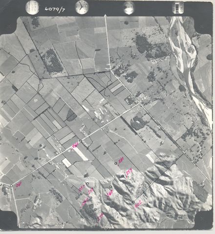 Otaki River, Otaki Gorge Road and Hautere Cross Road, 1966