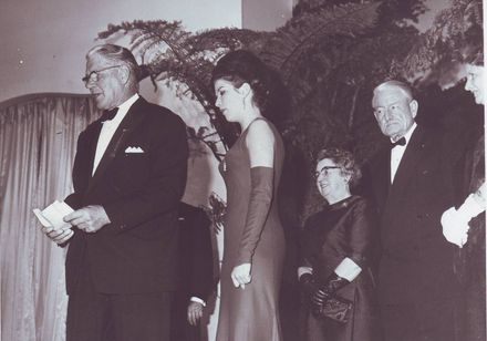 Chairman & official party on stage, Electricity Exhibition 1972