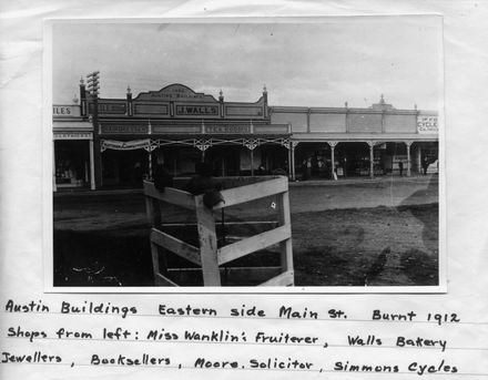 Foxton Shops, Main Street, pre 1912.