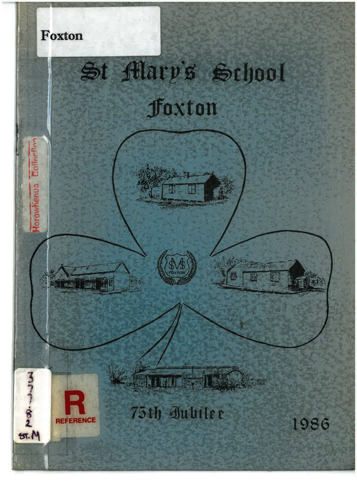 St Mary's School, Foxton 75th Jubilee 1936-1986 - Resource cover image