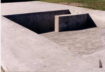 Flax Stripper Museum - Concrete Base Foundation, 1990
