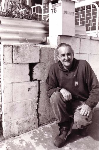 Ernie Hagger in Seabury Avenue, 1980's-90's