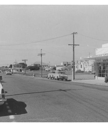 Chamberlain St., looking north from Bath St., 1970