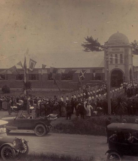 Opening of Foxton School 1920