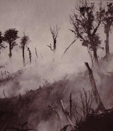 First burn (Leighton's Spur), North Block, 1914