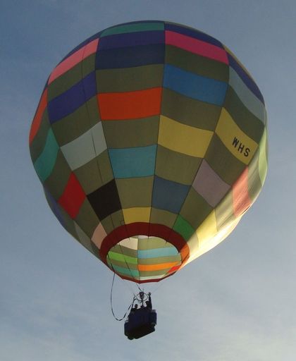 2011 Balloons - Friday morning in Levin Mall Carpark airborne balloon - Resource cover image