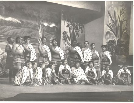 Maori Chorus - of the show  "Butting In", 1959