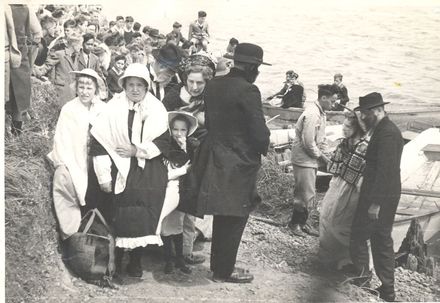 Foxton Centennial, 1955 - river landing re-enactment