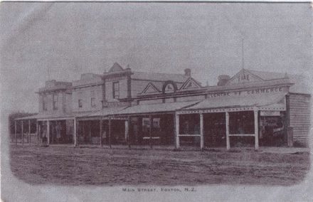Five Buildings of Main Street Foxton c.1880's?