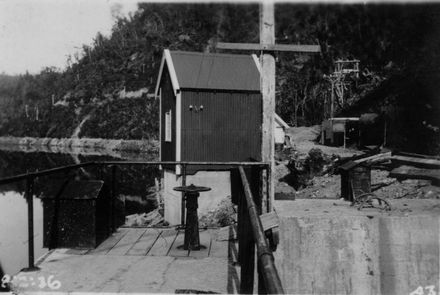 Control House on No.2 Dam, Mangahao, 1936