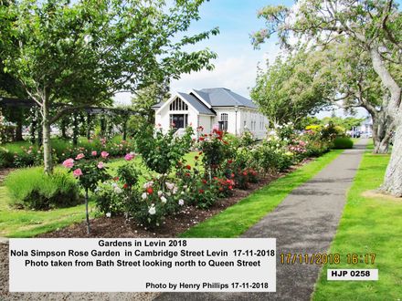 HJP 0258 Nola Simpson Rose Garden ) in Cambridge Street Levin