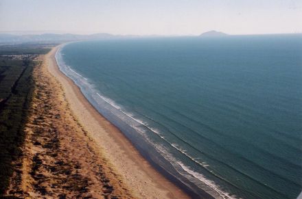 Horowhenua Coastline From the Air