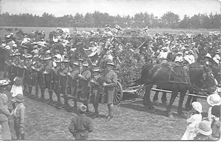 Decorated Float in Queen Carnival Parade