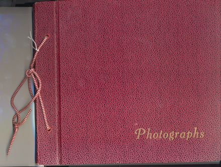 Red photograph album - Resource cover image