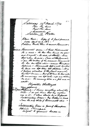 Otaki Maori Land Court Minutebook 2 - 14 March 1874 - Resource cover image