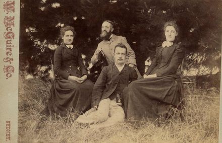 Formal Outdoor Photograph of Two Men and Two Women - Resource cover image