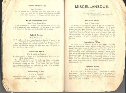 Pages 88 and 89 - Horowhenua Cookery Book