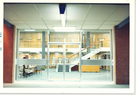 Exterior Levin Public Library, main entrance, 1966 - Resource cover image