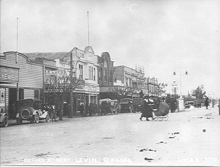 Western side of Central Oxford Street, Levin