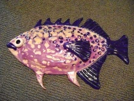 Pink spikey fish
