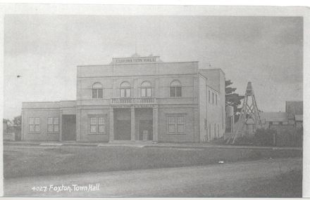 Coronation Hall Foxton (labelled Town Hall), c.1915