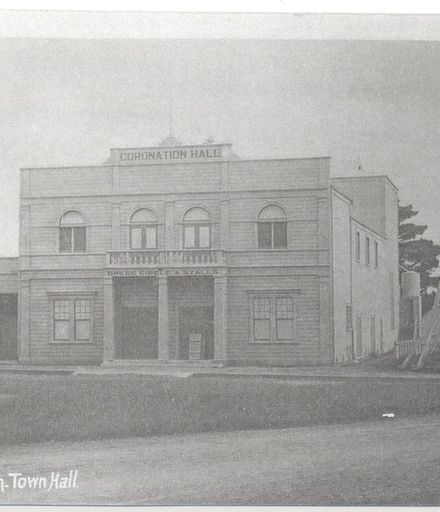 Coronation Hall Foxton (labelled Town Hall), c.1915