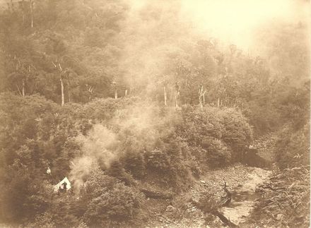 Mangahau River - Camp on Avalanche Flat