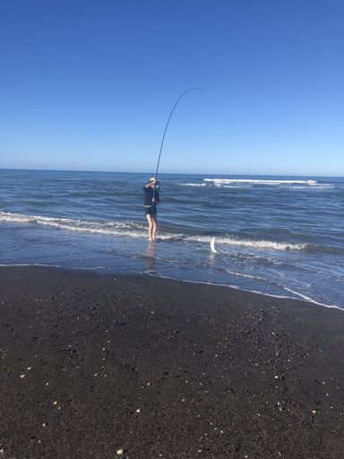 Fishing at Waitārere Beach - #CaptureYourHorowhenua