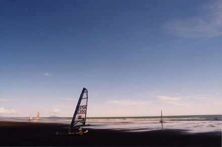 Land Yachts at Waitarere Beach