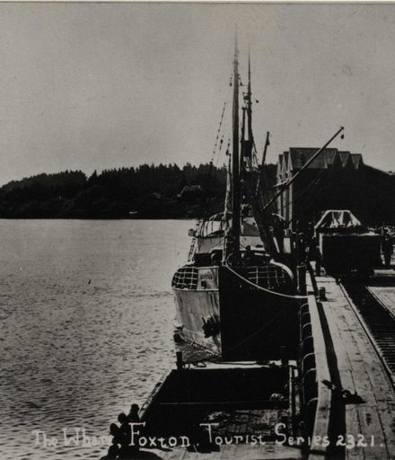 Punt and Steamer at the Port of Foxton