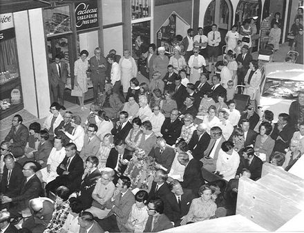 Opening of Levin Mall, 1971