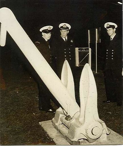 Viewing 'ships' anchor (T.S. Tutira), 1969