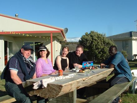 Christmas Day at Waitarere.