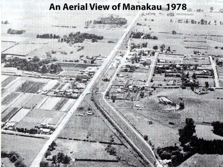 An Aerial View of Manakau  1978