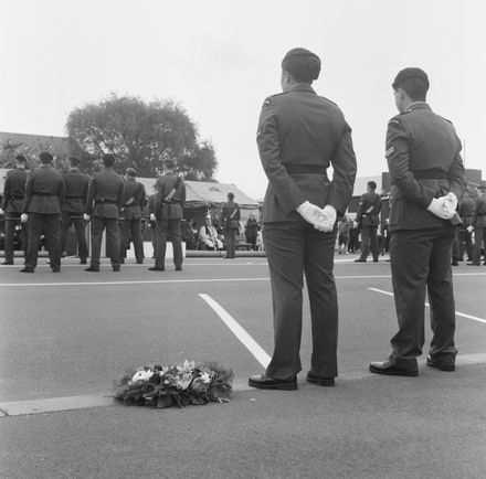 Soldiers of the 21st Supply Company Parade in Foxton (October 2022)