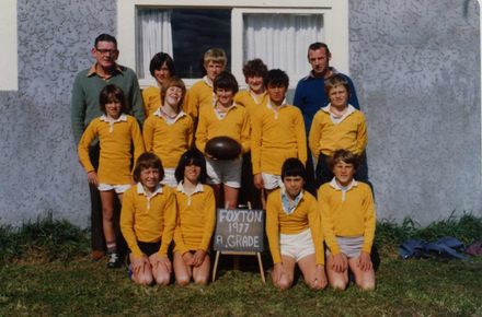 Foxton A Grade Schoolboy Rugby Team 1977.
