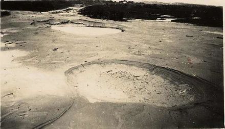 Earthquake Holes at Foxton Beach