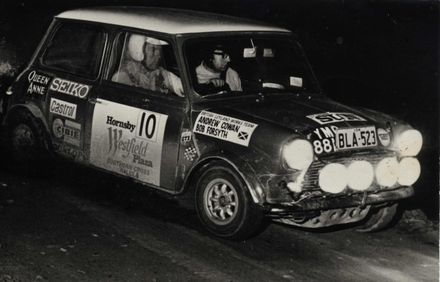 British Leyland Works Team Car at Car Rally