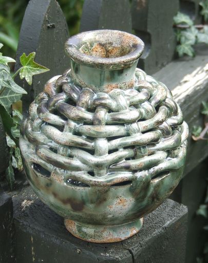 Plaited pot