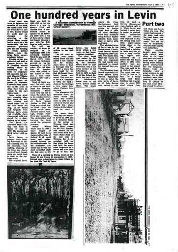 One Hundred Years in Levin - Part Two - Resource cover image