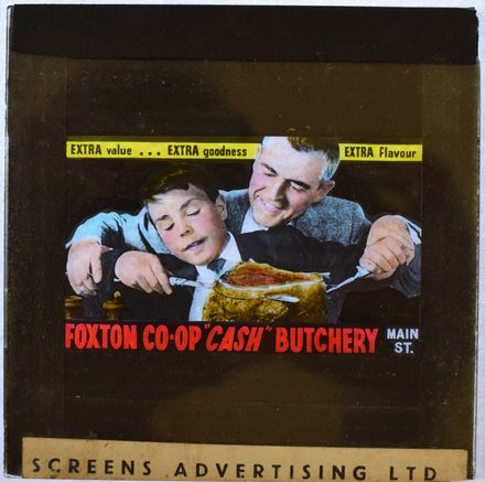 Foxton Co-Op Butchery Cinema Advertising Slide - Resource cover image