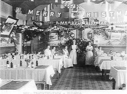 Boys Training Farm - Weraroa - Dining Hall at Christmas