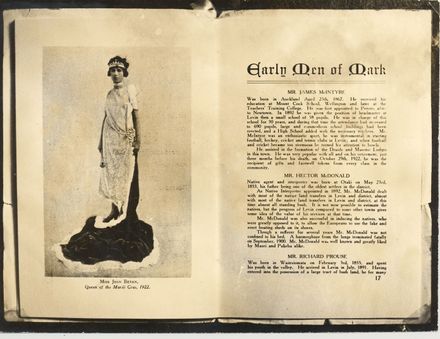 Page 16 & 17 of Peace Memorial booklet