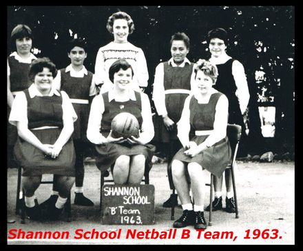 Shannon School Netball B Team, 1963 - Resource cover image