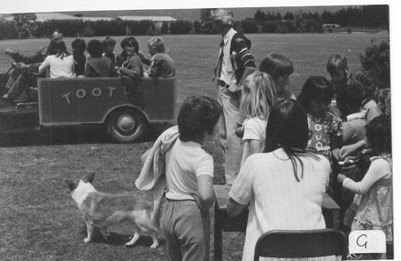 Gala Day event - rides in 'Tootle', a modified jeep