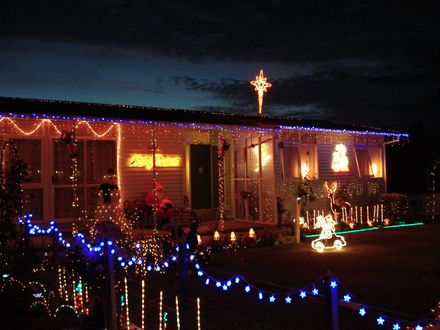 Christmas Lights in Queen Street, Levin