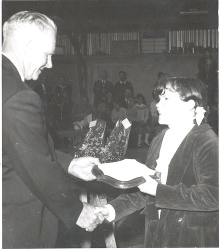 Miss Carkeek, receives Best Instructor of the Year award - Resource cover image