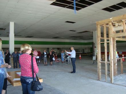 The beginning of Te Takere - Mayor Duffy spoke