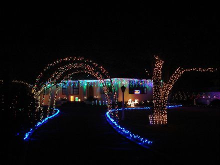 Christmas Lights in York Street, Levin