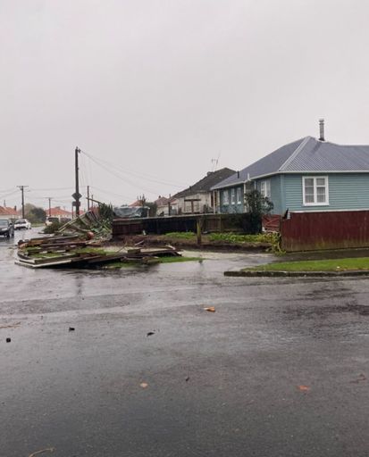 Tornado damage - Winchester Street